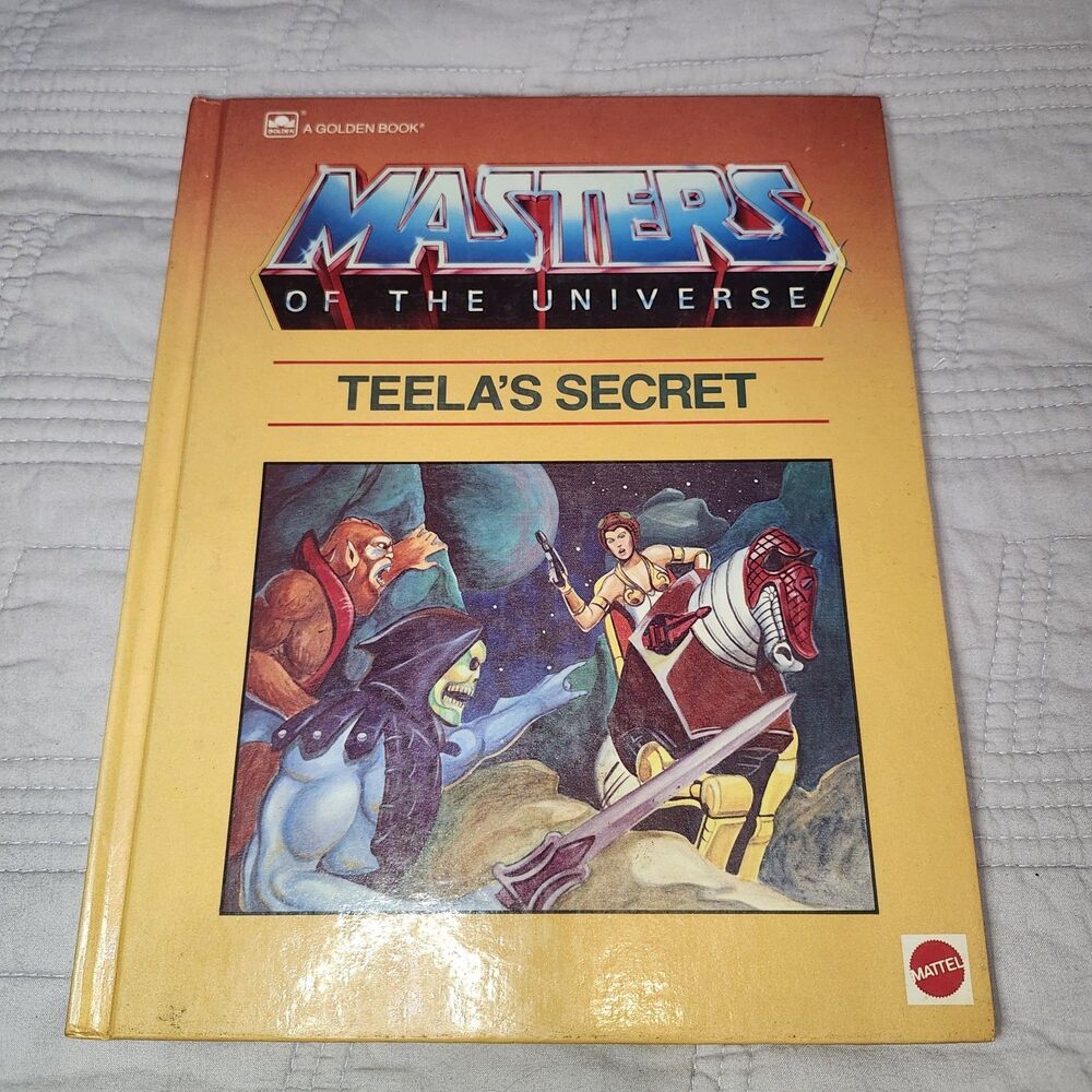Masters of the Universe Teela’s Secret Vintage Golden Book 1985 He-Man MOTU